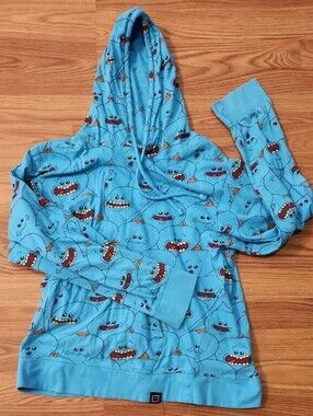 Rick and Morty Kids Blue LootWear Exclusive Hoodie
